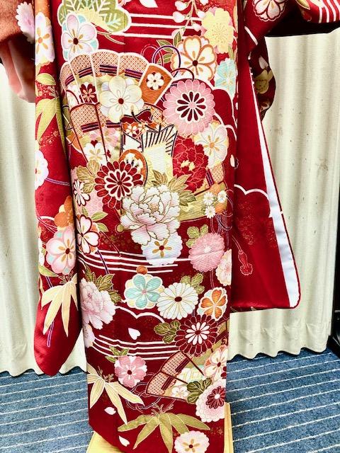 振袖　成人式　新古典　赤