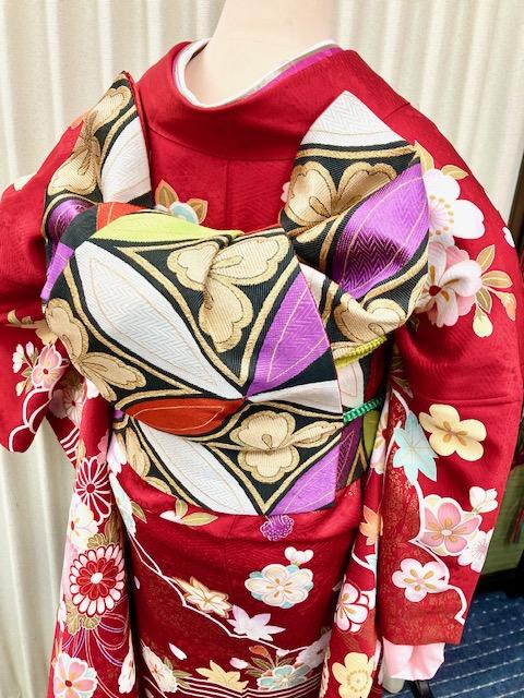 振袖　成人式　新古典　赤