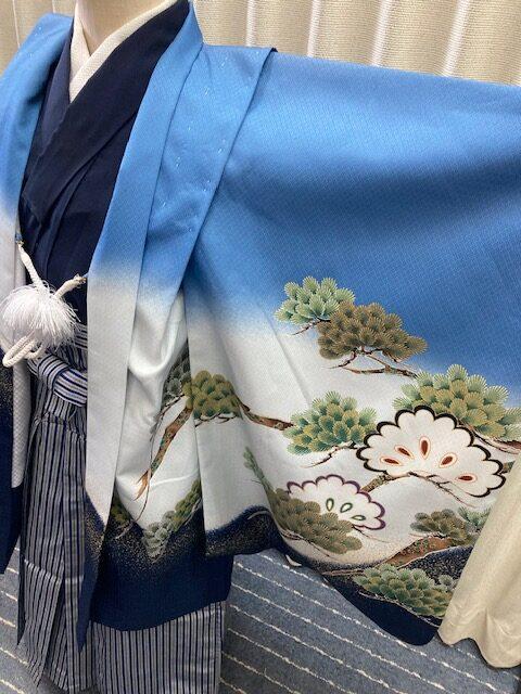 七五三　5歳　男子　紋付き羽織袴セット