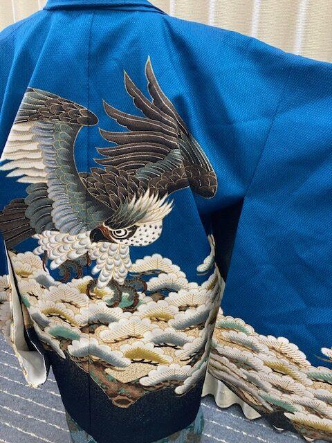 七五三　5歳　男子　紋付き羽織袴セット